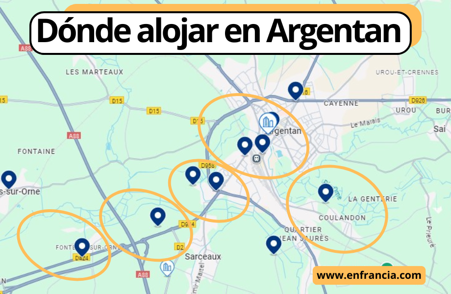 Dónde alojarse en Argentan  – Mejores zonas y hoteles