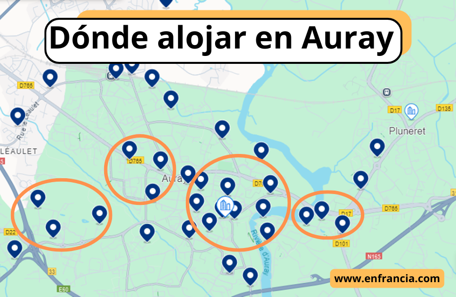 Dónde alojarse en Auray: Mejores zonas y hoteles