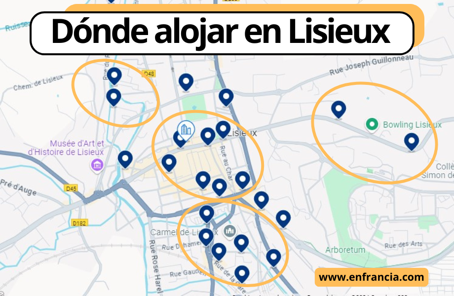 Dónde alojarse en Lisieux – Mejores zonas y hoteles