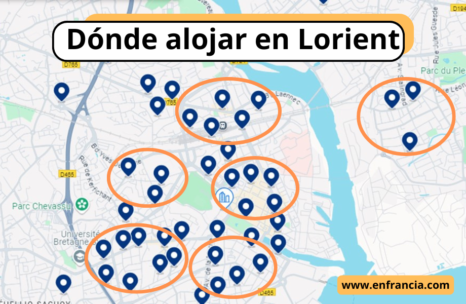 Dónde alojarse en Lorient – Mejores zonas y hoteles