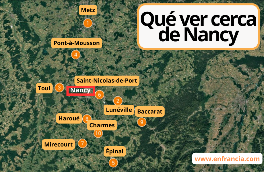 Qué ver cerca de Nancy – 10 ciudades y pueblos