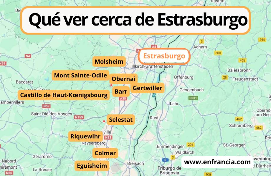 Qué ver cerca de Estrasburgo: 10 ciudades y pueblos