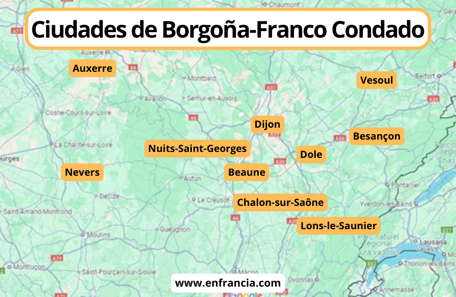 Ciudades de Borgoña-Franco Condado que visitar