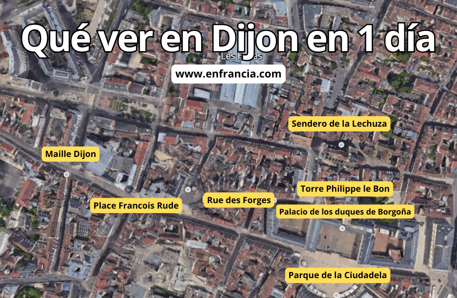 Qué ver en Dijon en un día (itinerario + mapa)