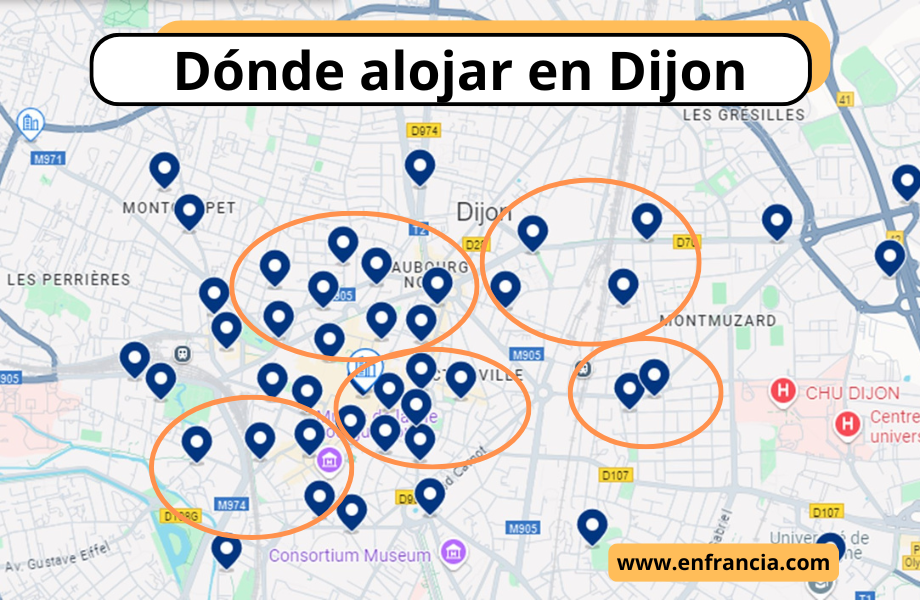 Dónde alojarse en Dijon: Mejores Zonas y Hoteles