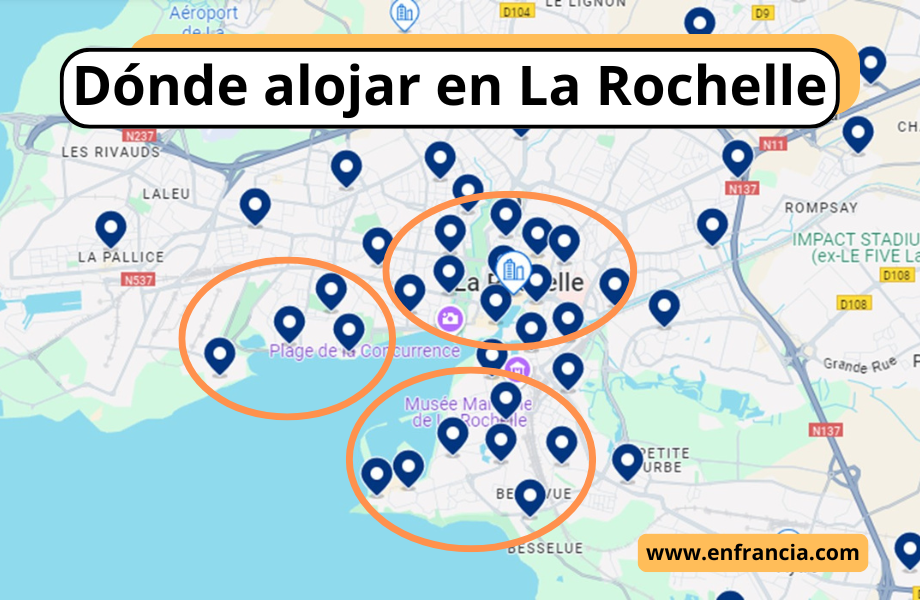 Dónde alojarse en La Rochelle: Mejores Zonas y Hoteles