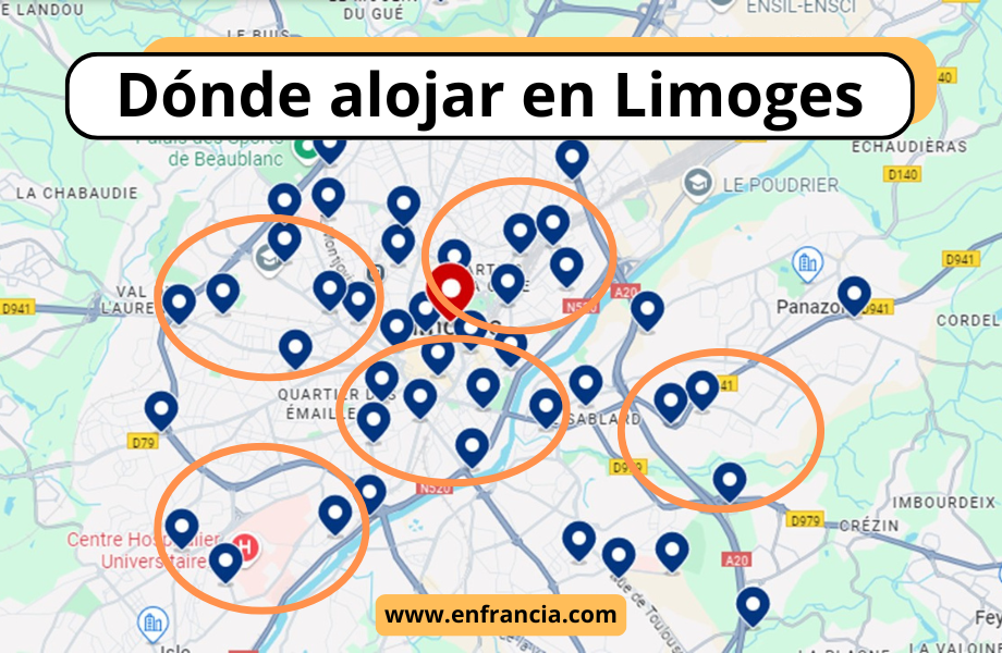 Dónde alojarse en Limoges: Mejores Zonas y Hoteles