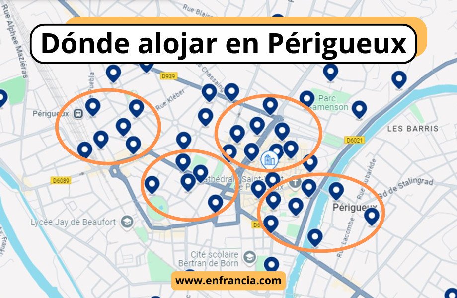 Dónde alojarse en Périgueux: Mejores Zonas y Hoteles