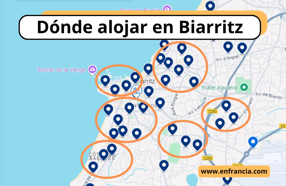 Dónde alojarse en Biarritz: Mejores Zonas y Hoteles