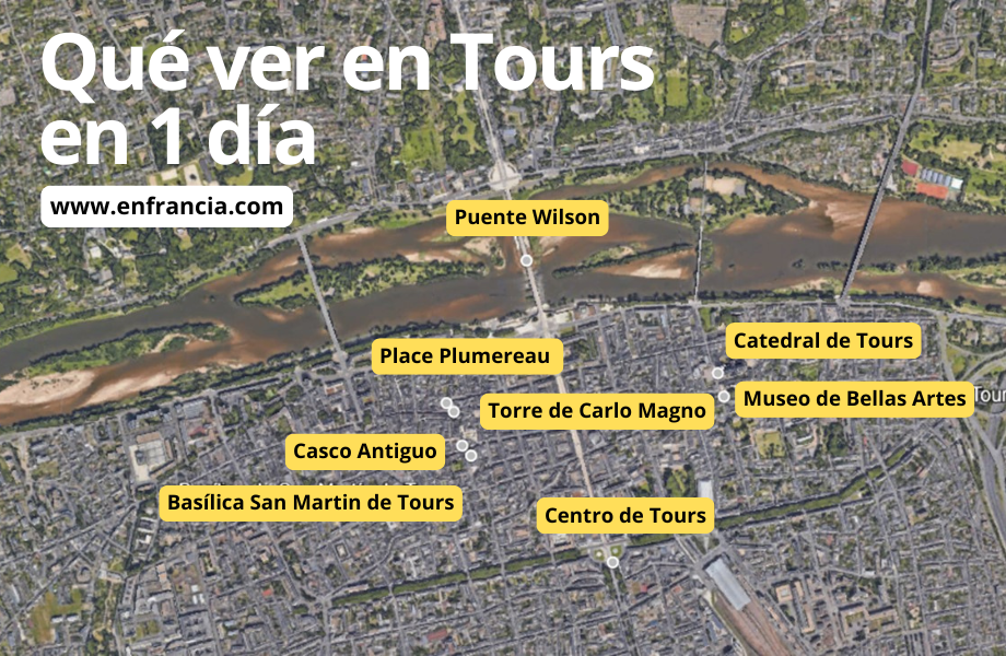 Qué ver en Tours en 1 día (Itinerario)