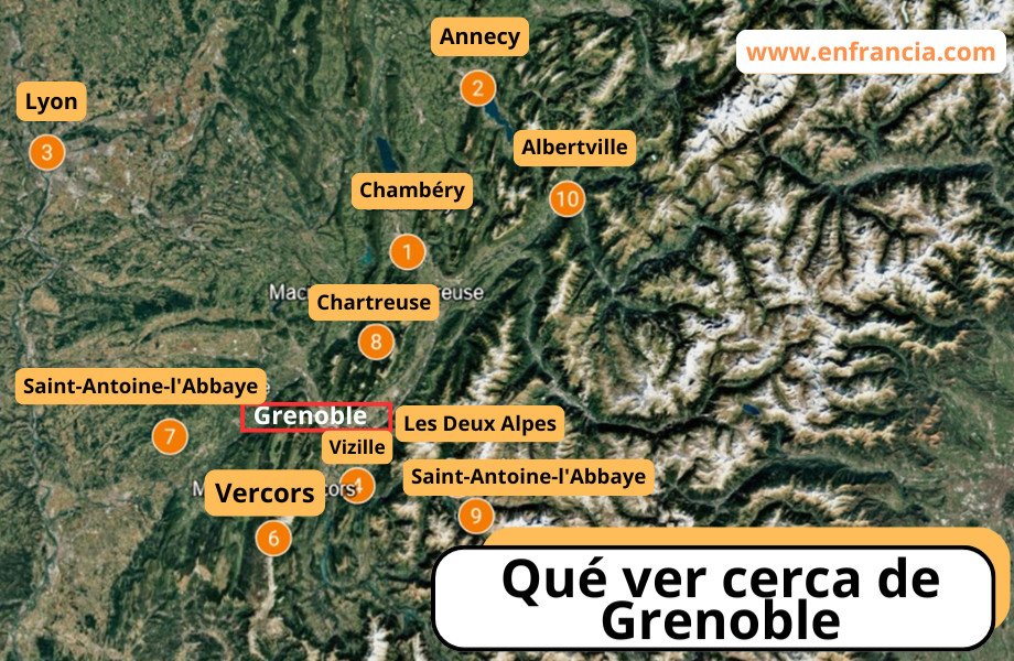 Qué ver cerca de Grenoble 10 Ciudades y pueblos