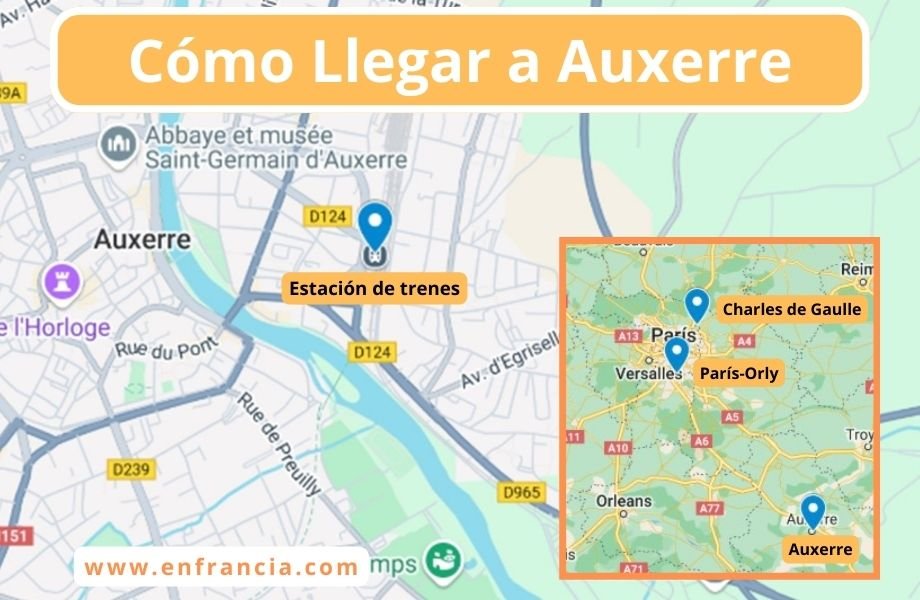 Cómo Llegar a Auxerre: en tren, coche, bus, avión