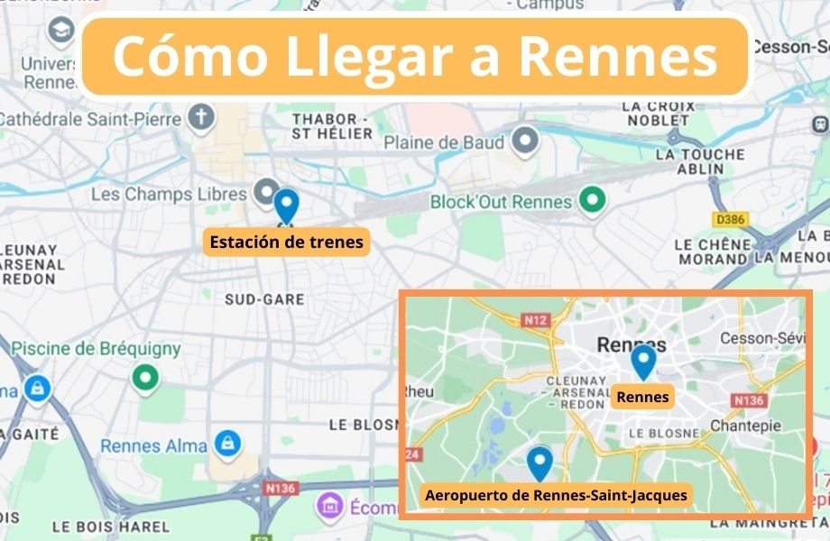 Cómo Llegar a Rennes: mejores opciones