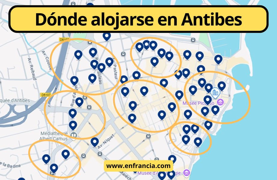 Dónde alojarse en Antibes: Mejores Zonas y Hoteles