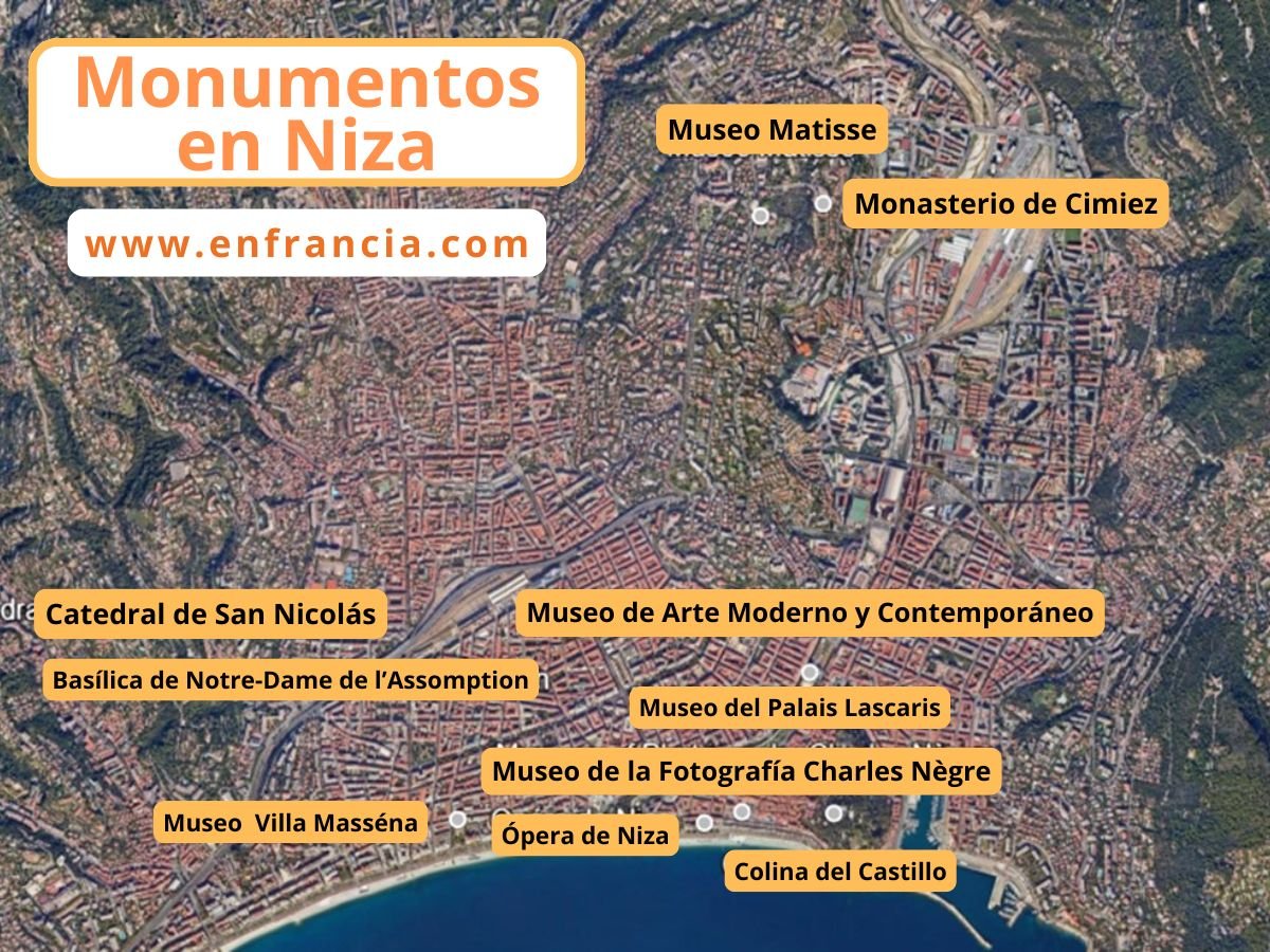 Precios Entradas Monumentos en Niza que visitar +Horarios