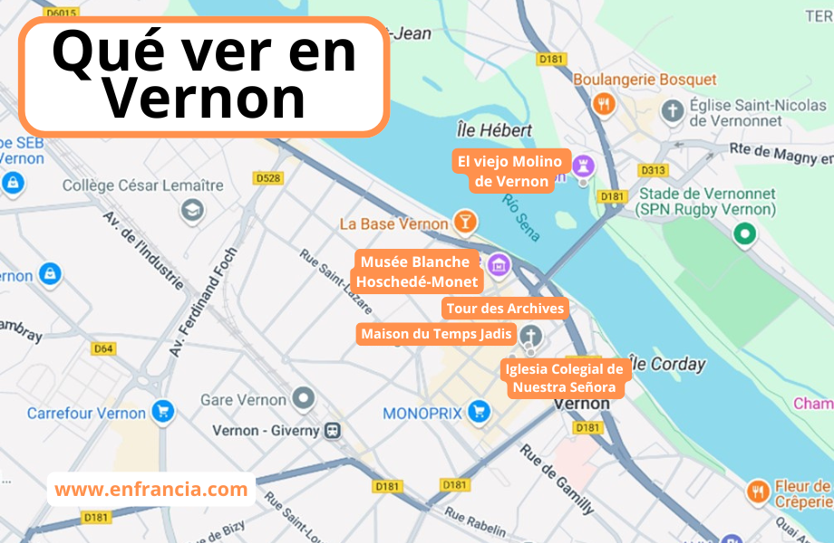 Qué ver en Vernon, Francia: Mejores atracciones
