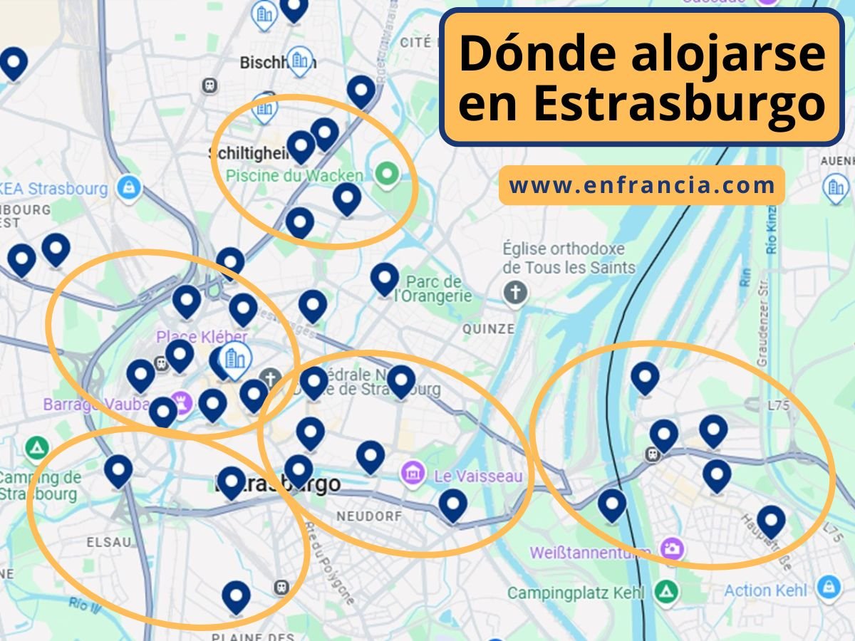 Dónde alojarse en Estrasburgo: Zonas y Hoteles