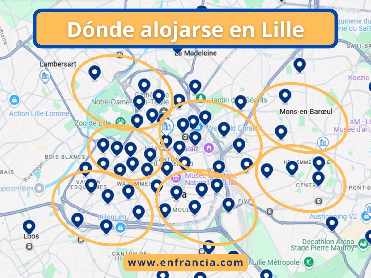 Dónde alojarse en Lille: Zonas y Hoteles Recomendados