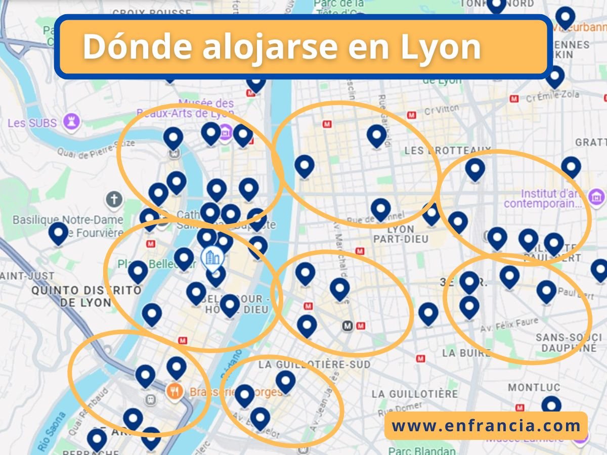 Dónde alojarse en Lyon: Mejores Zonas y Hoteles