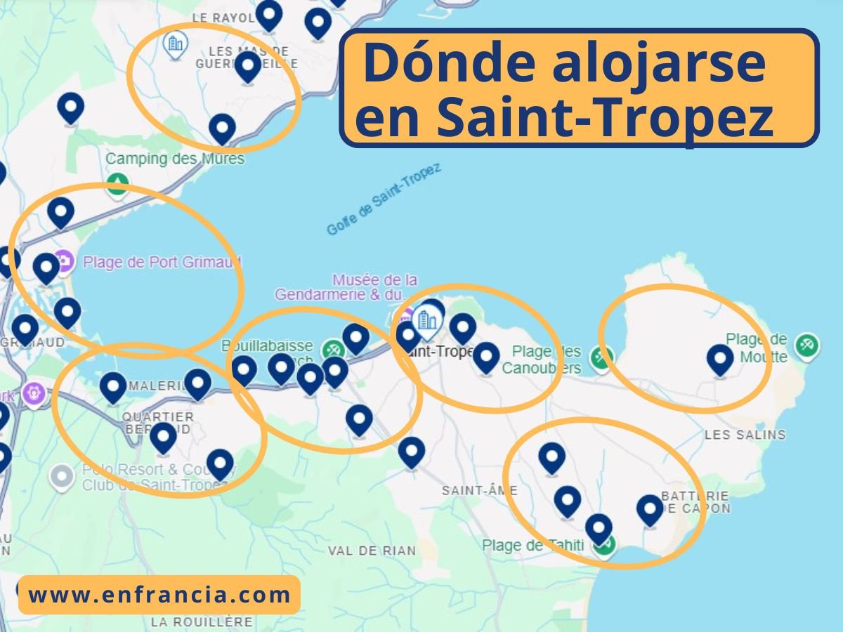Dónde alojarse en Saint-Tropez: Mejores Zonas y Hoteles