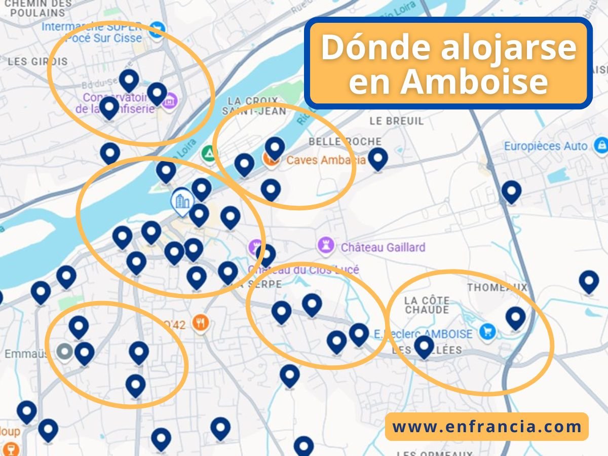 Dónde alojarse en Amboise: Mejores zonas y hoteles