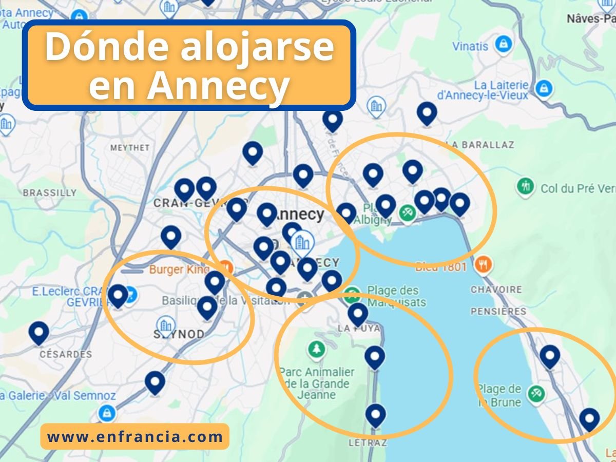 Dónde alojarse en Annecy: Mejores zonas y hoteles