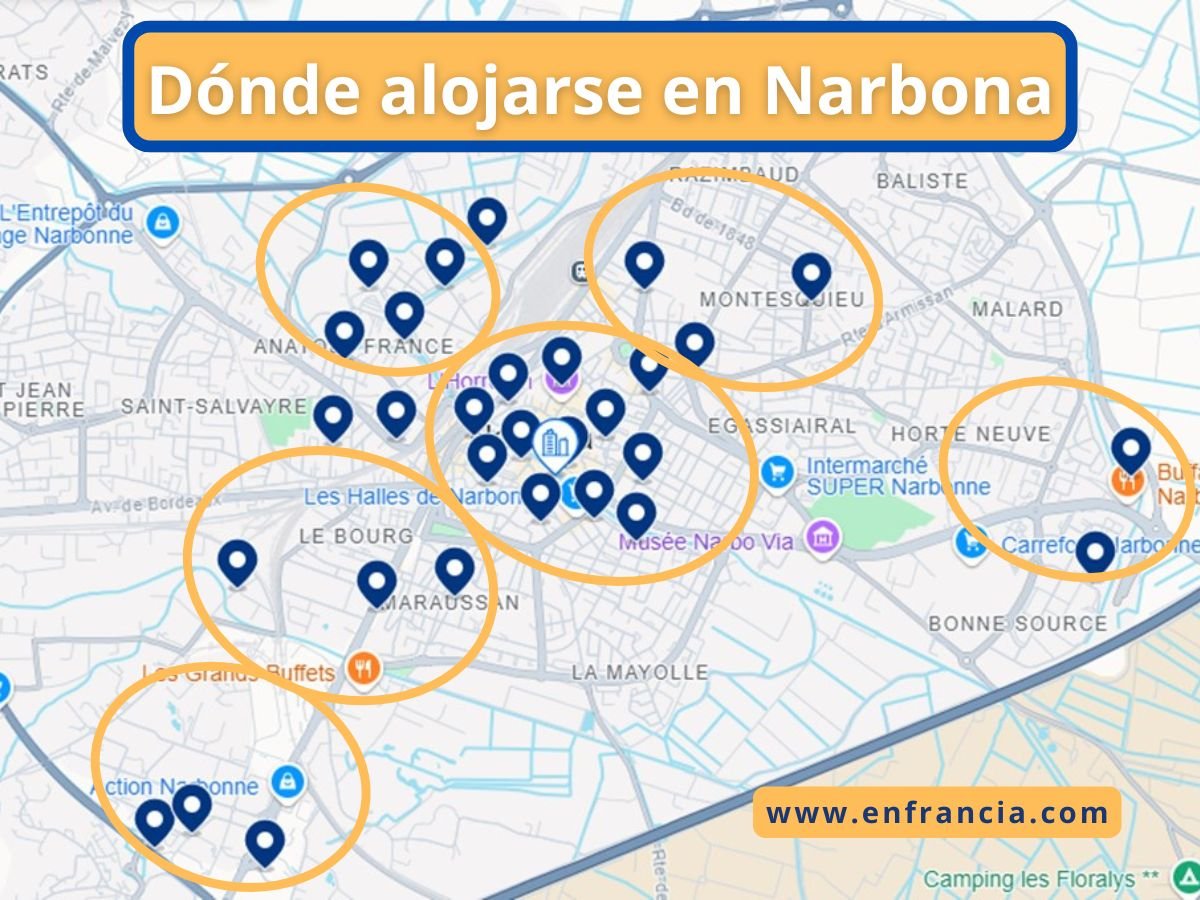 Dónde alojarse en Narbona: Mejores zonas y hoteles