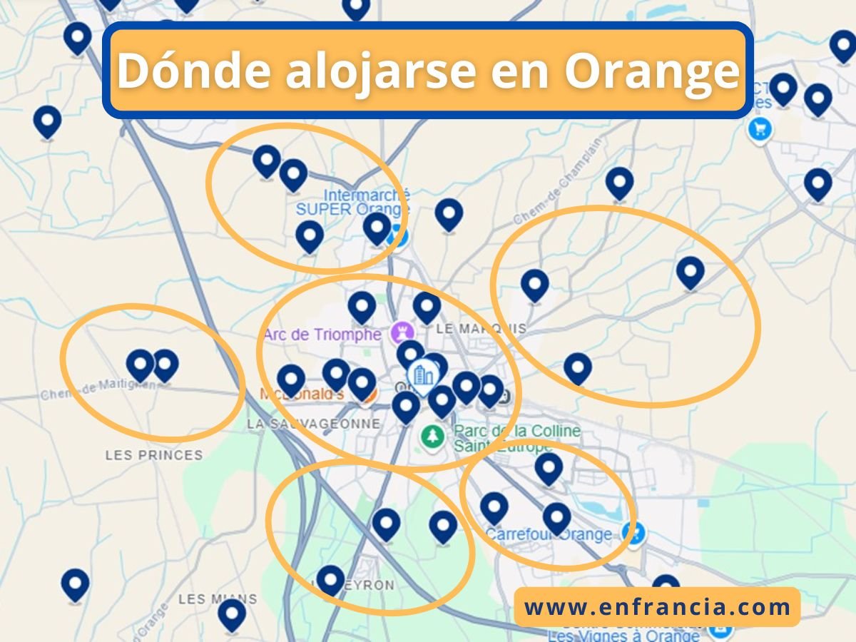 Dónde alojarse en Orange: Mejores zonas y hoteles