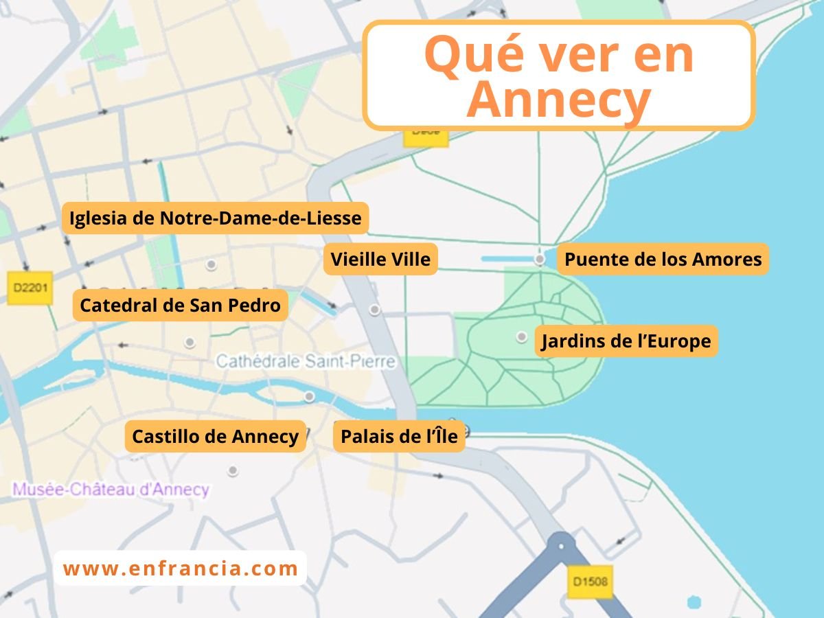 Qué ver en Annecy (2025) + MAPA