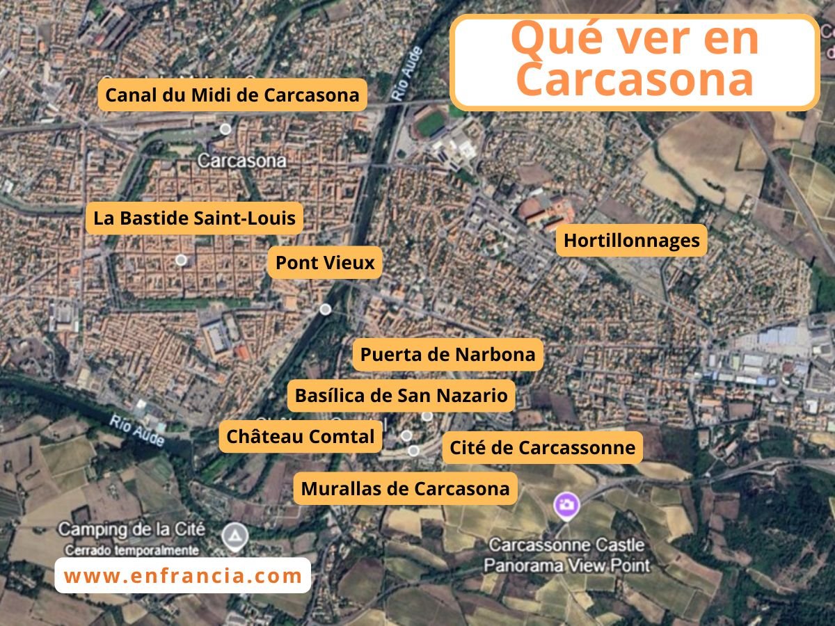 Qué ver en Carcasona en 2025 + MAPA
