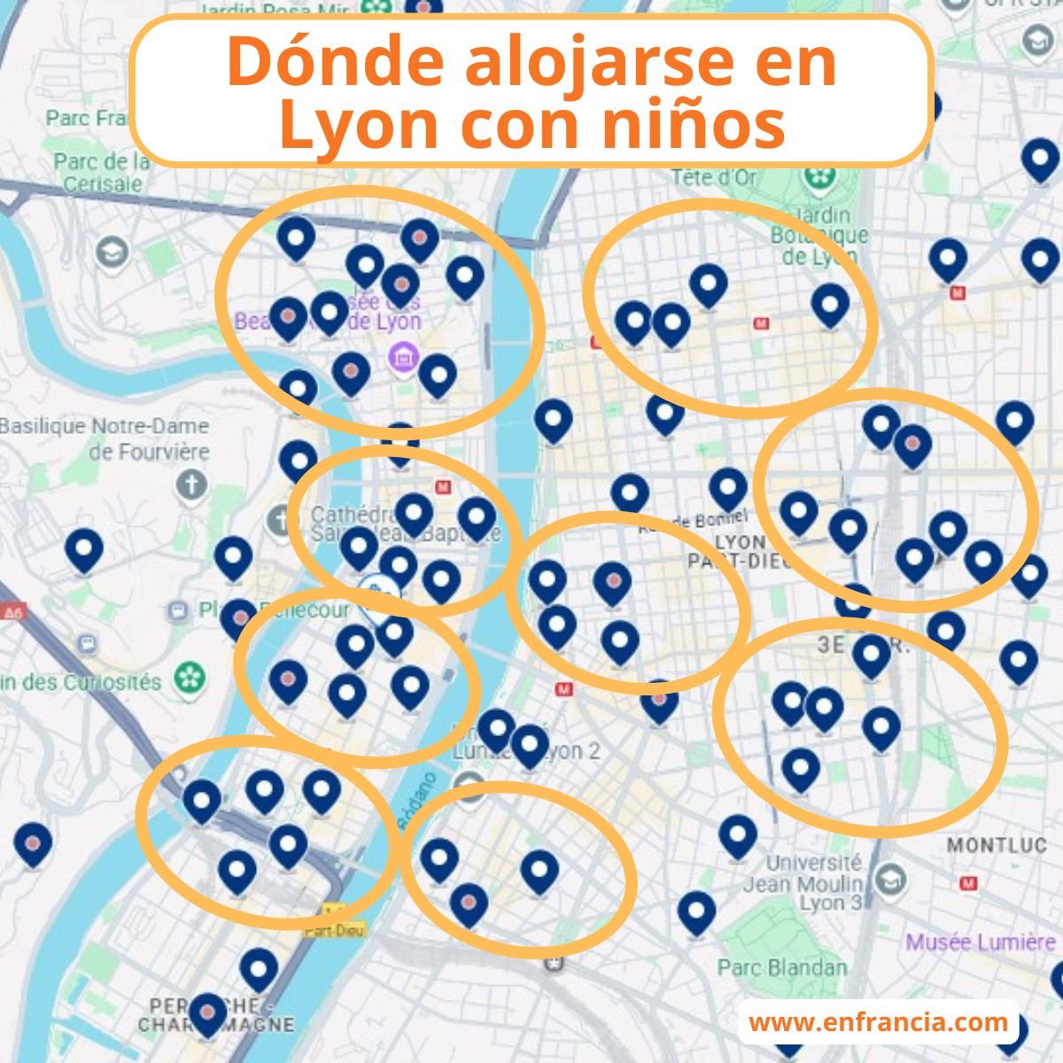 Dónde alojarse en Lyon con NIÑOS: Hoteles familiares