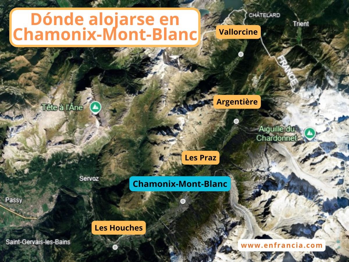 Dónde alojarse en Chamonix-Mont-Blanc: Mejores zonas y hoteles