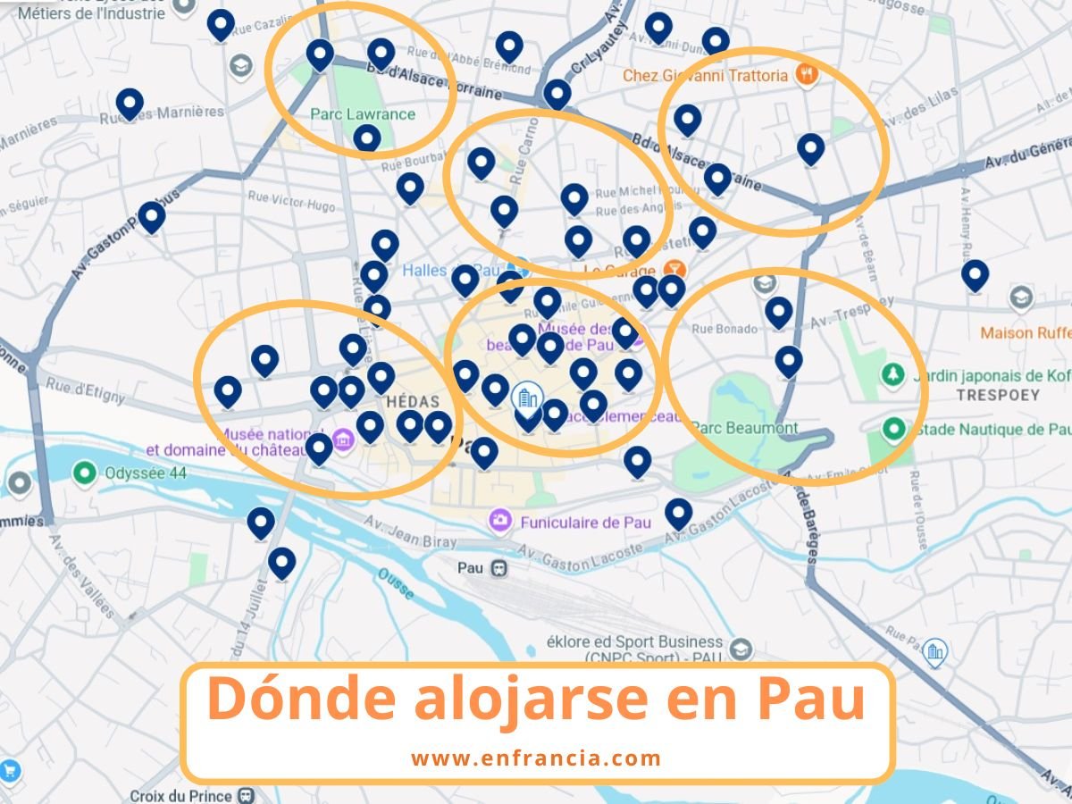 Dónde alojarse en Pau, Francia: Mejores Zonas y Hoteles