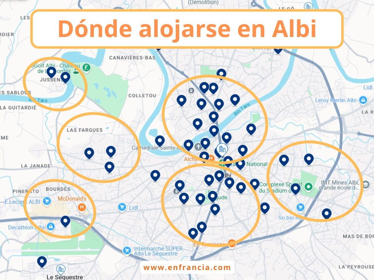 Dónde alojarse en Albi: Mejores zonas y hoteles