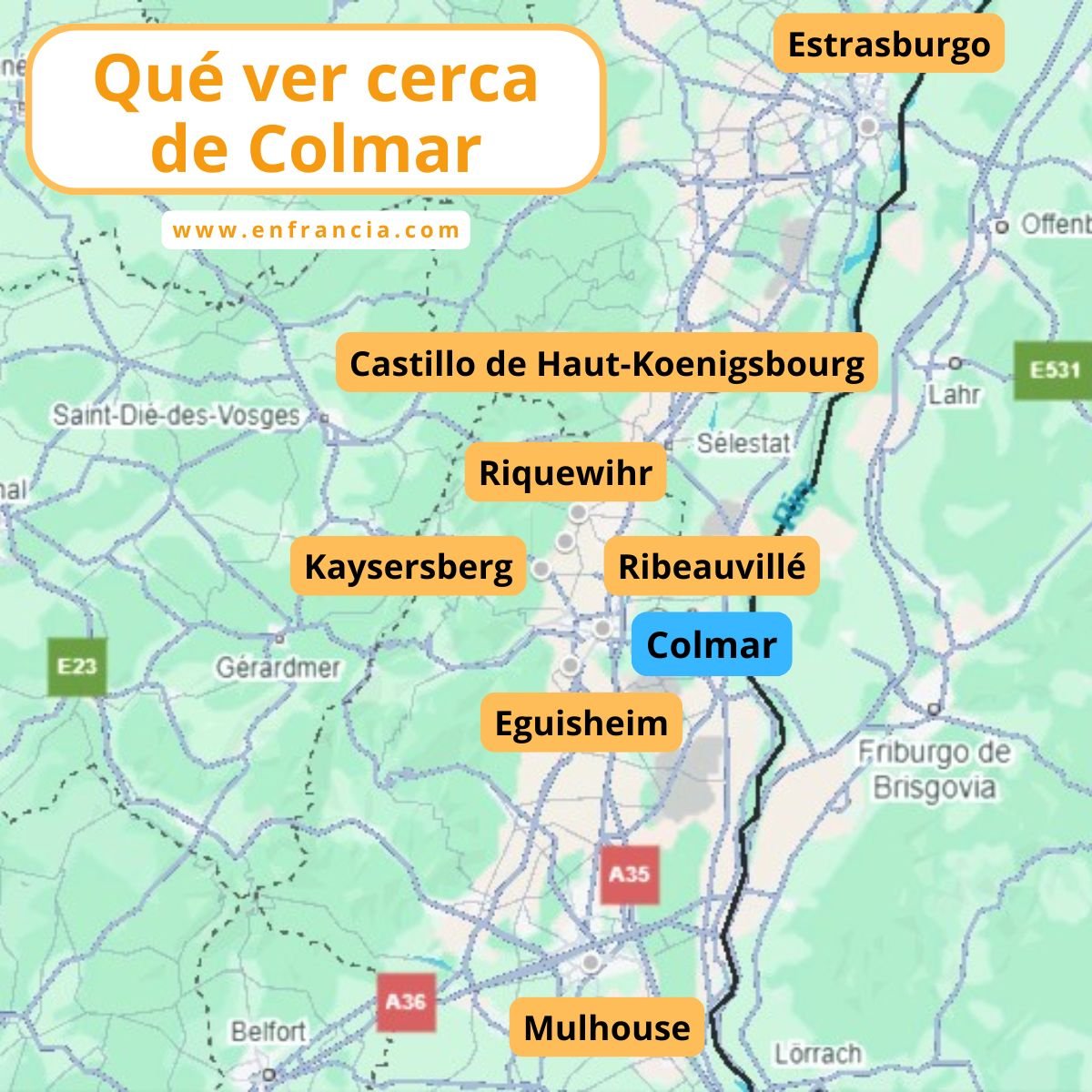 Qué ver CERCA de Colmar: pueblos y ciudades