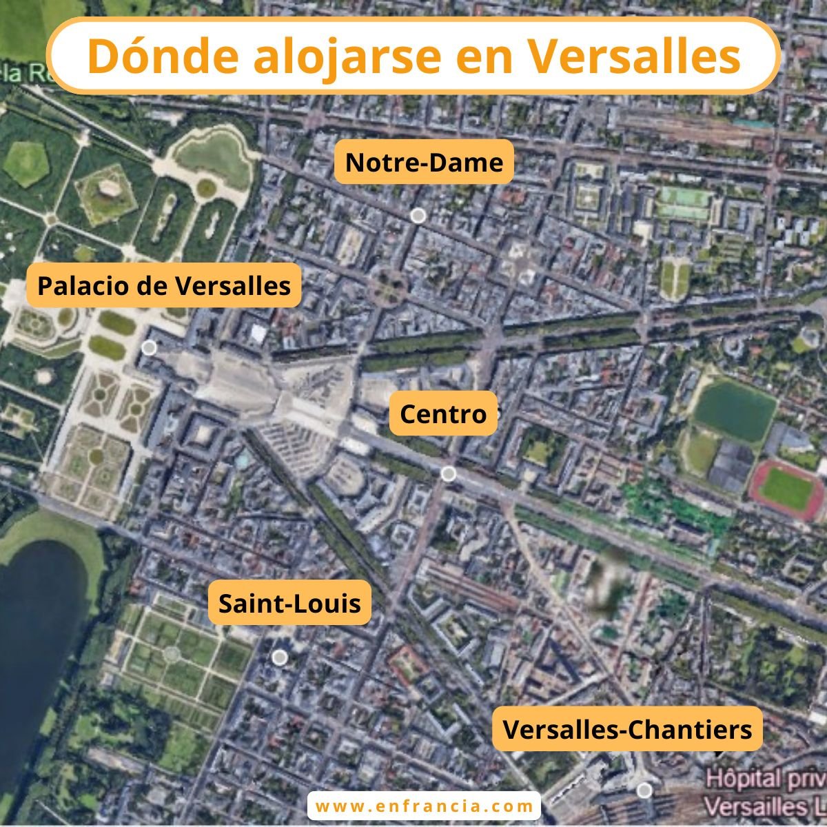 Dónde alojarse en Versalles: Mejores zonas y hoteles