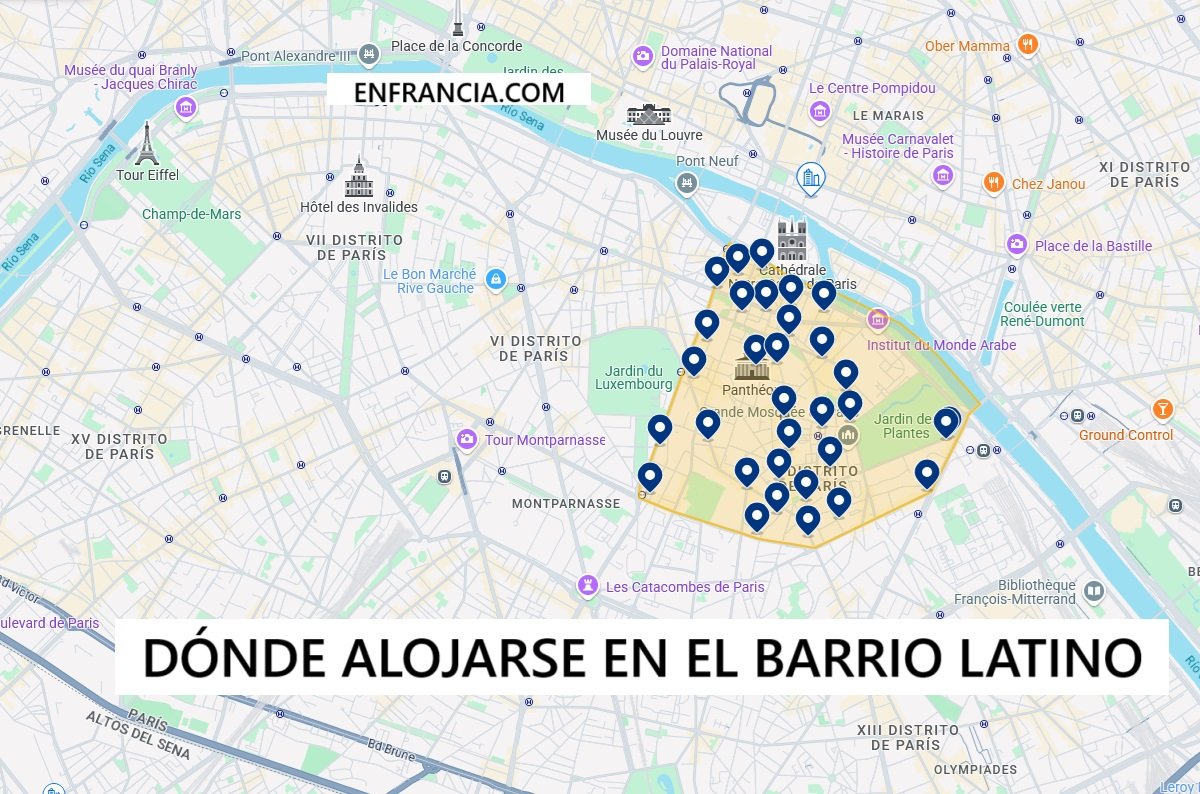 Dónde alojarse en el Barrio Latino de París: Mejores hoteles