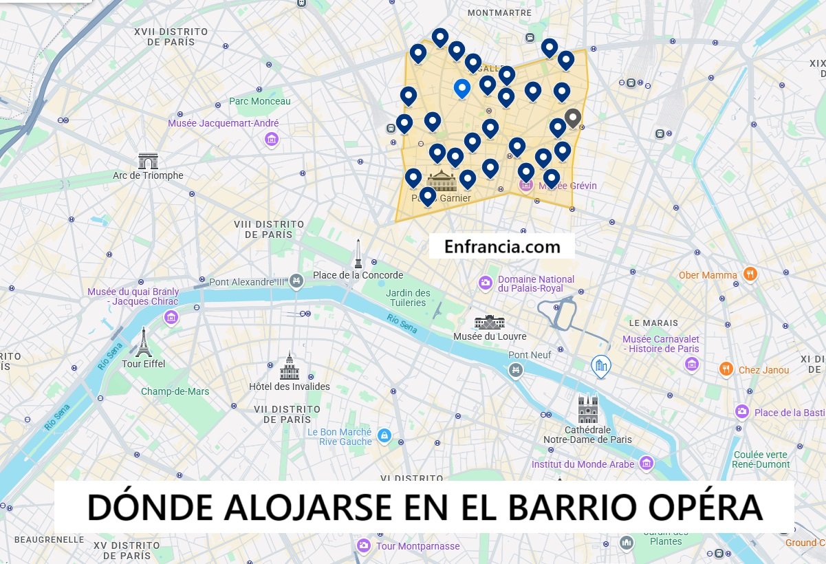 Dónde alojarse en el distrito 9 Opéra de París: Mejores Hoteles