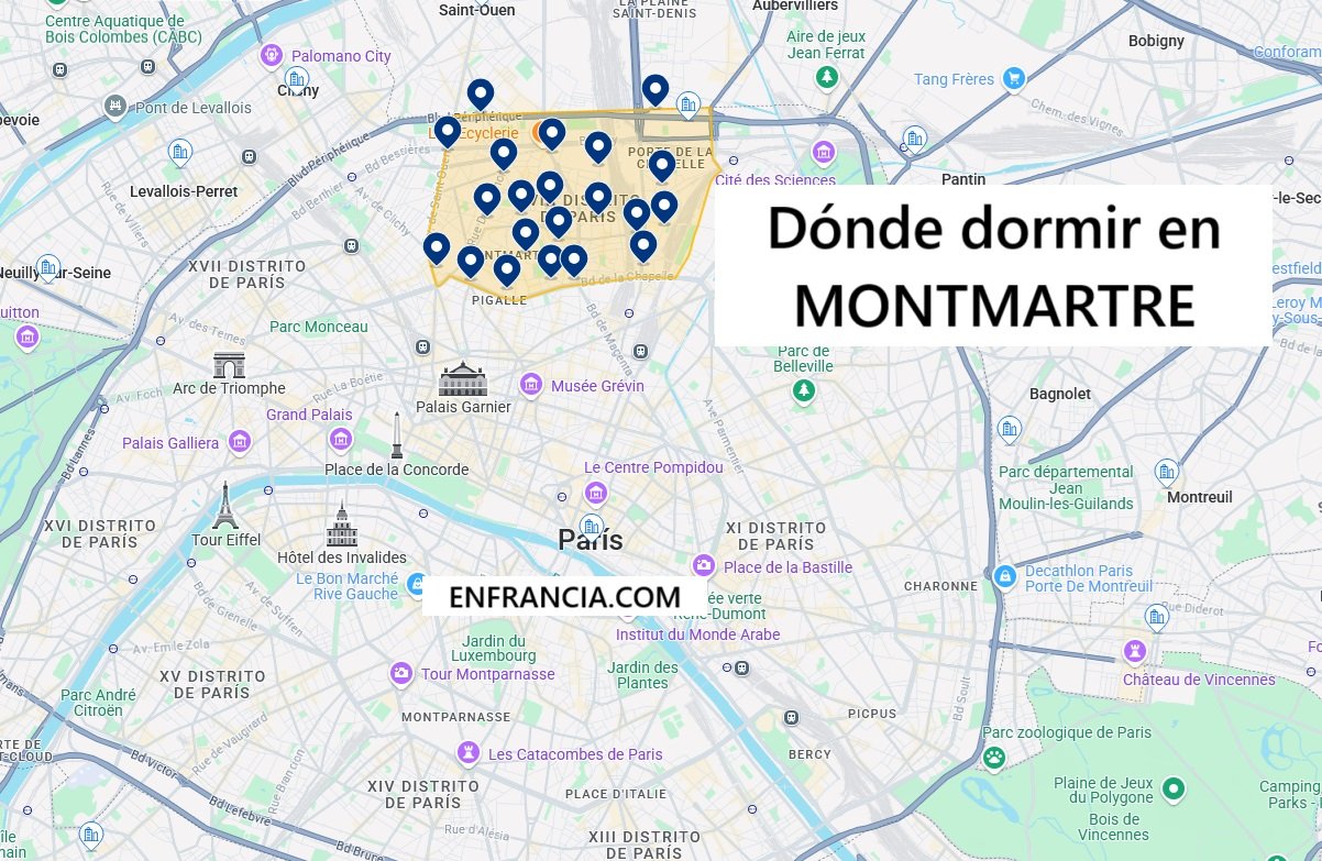 Dónde alojarse en Montmartre: Mejores Hoteles