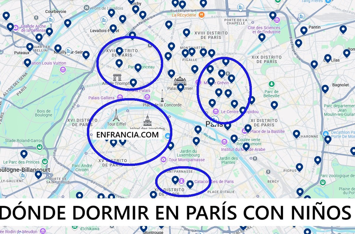 Dónde alojarse en París con NIÑOS: Hoteles familiares