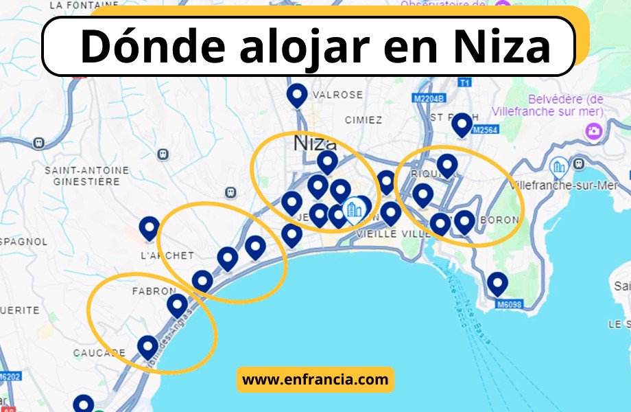 Dónde alojarse en Niza – Mejores zonas y hoteles