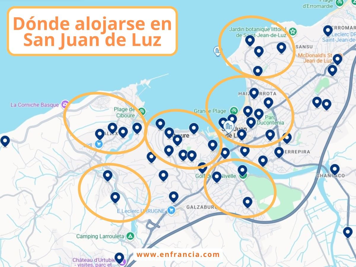 Dónde alojarse en San Juan de Luz: Mejores zonas y hoteles