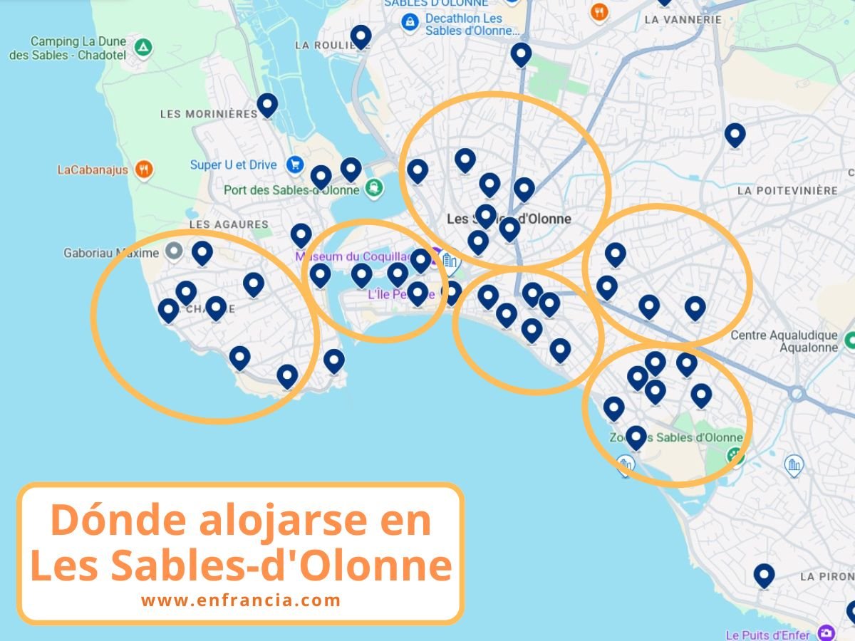 Dónde alojarse en Les Sables-d’Olonne: mejores zonas y hoteles
