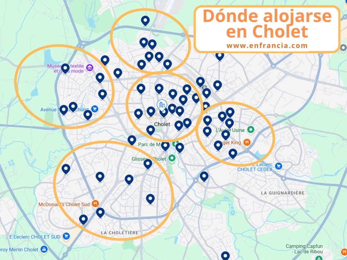 Dónde alojarse en Cholet: Mejores Zonas y hoteles