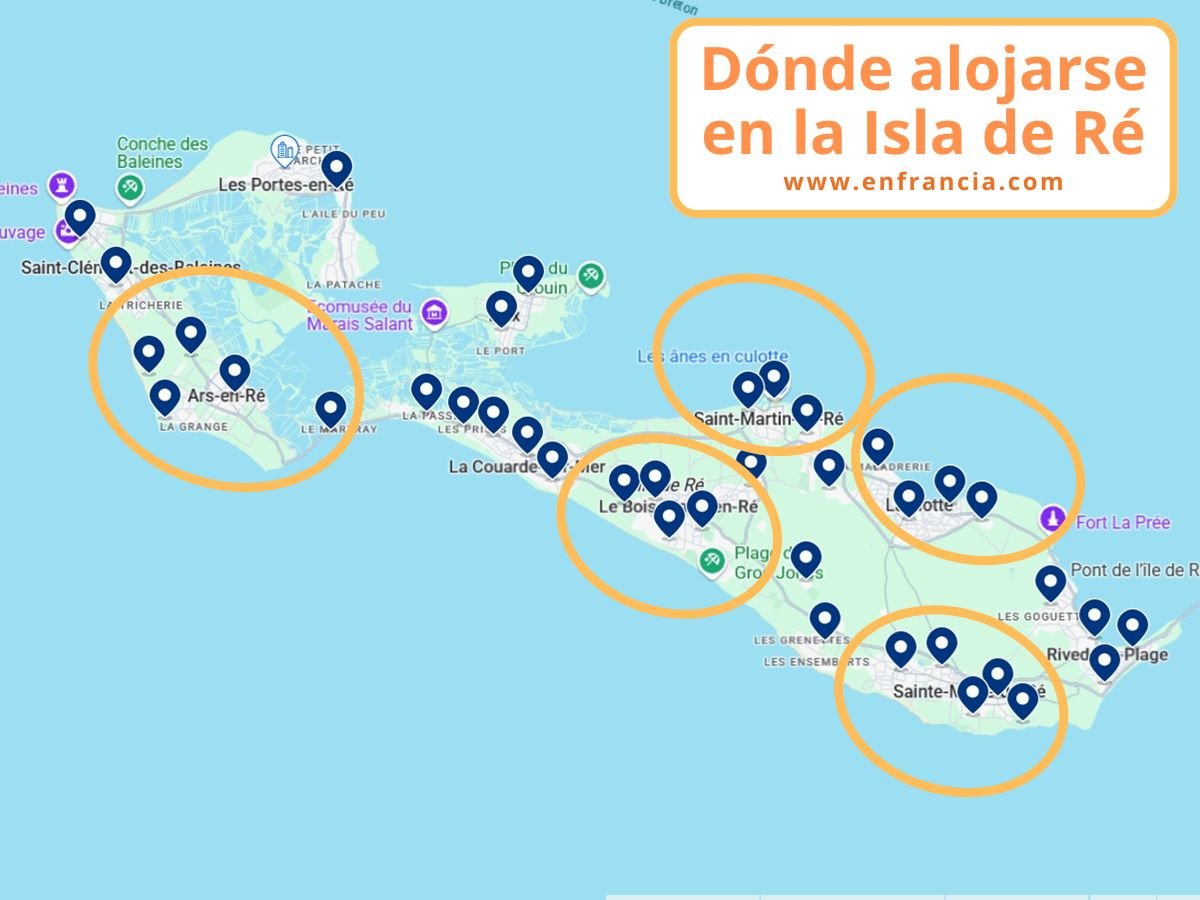 Dónde alojarse en la Isla de Ré: mejores zonas y hoteles