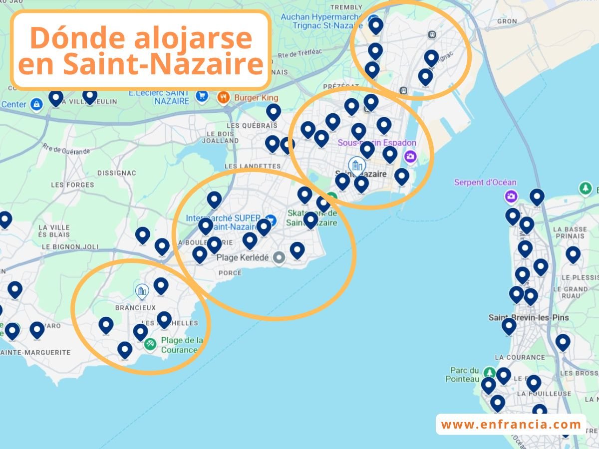 Dónde alojarse en Saint-Nazaire: mejores zonas y hoteles