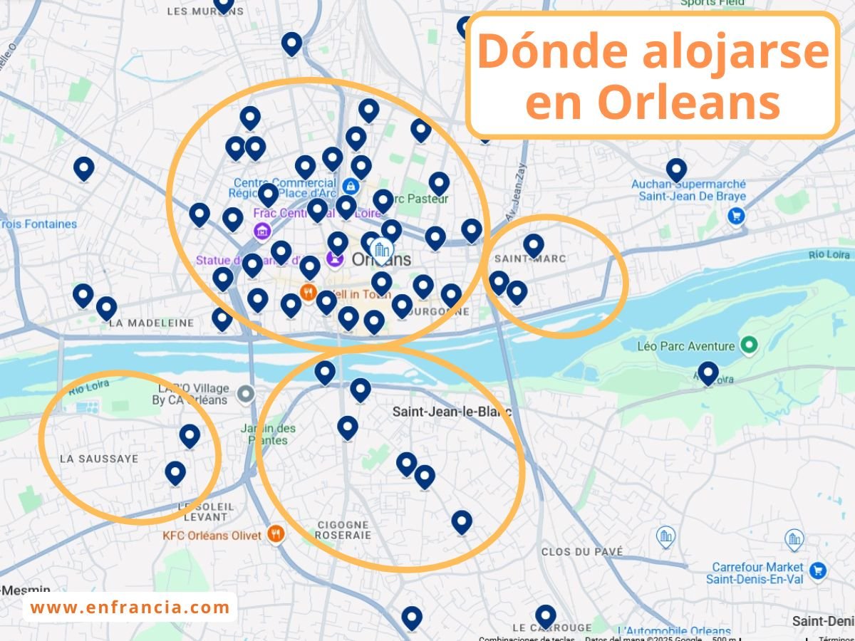 Dónde alojarse en Orleans: mejores zonas y hoteles
