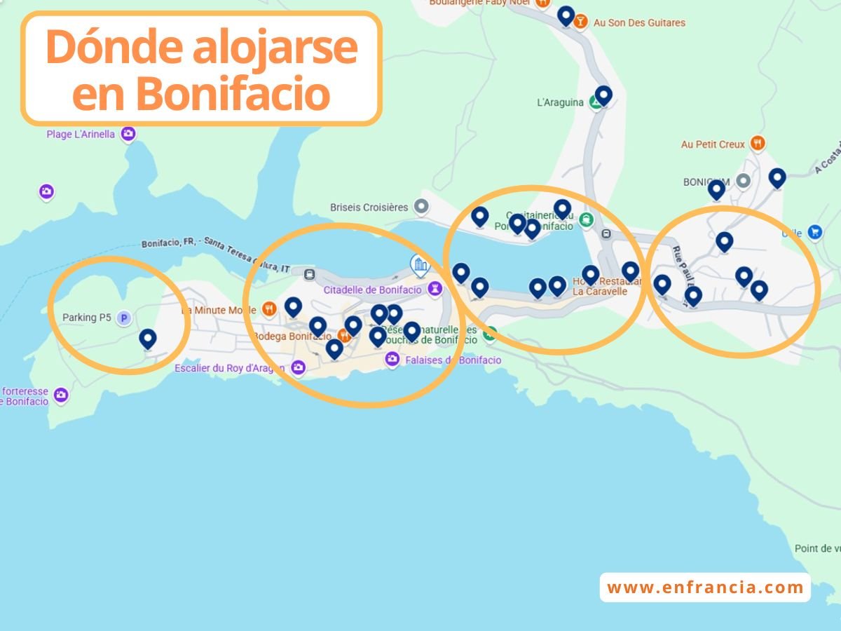 Dónde alojarse en Bonifacio: mejores zonas y hoteles