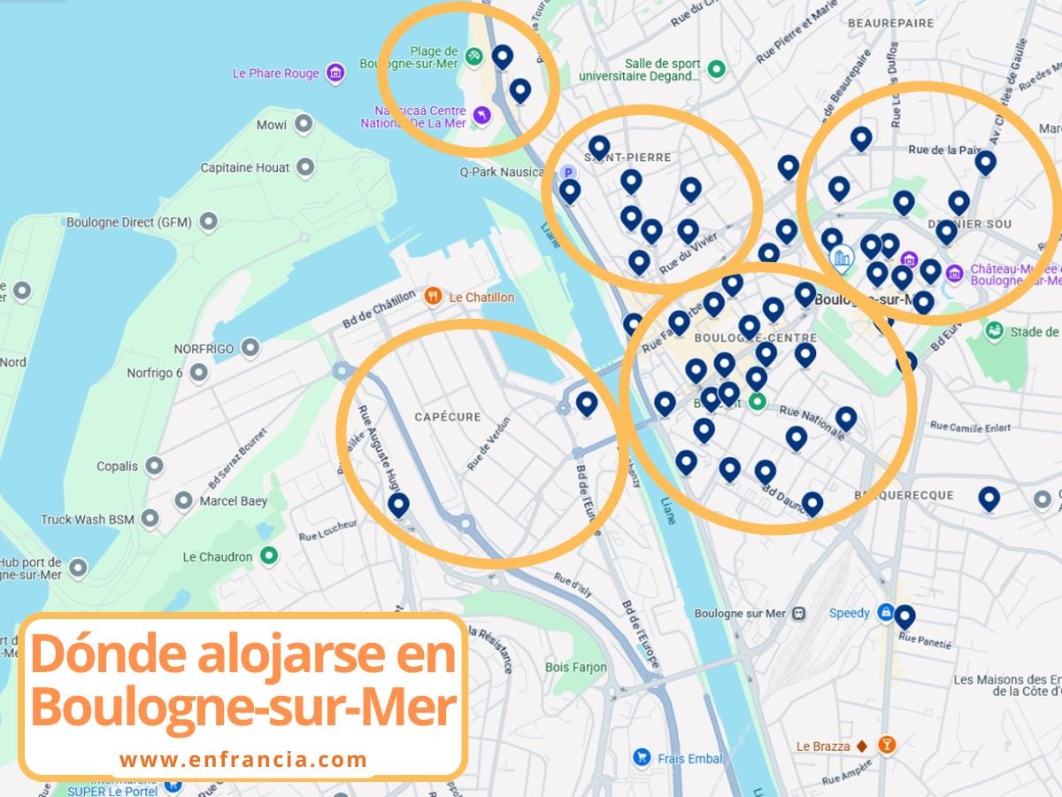 Dónde alojarse en Boulogne-sur-Mer: mejores zonas, hoteles