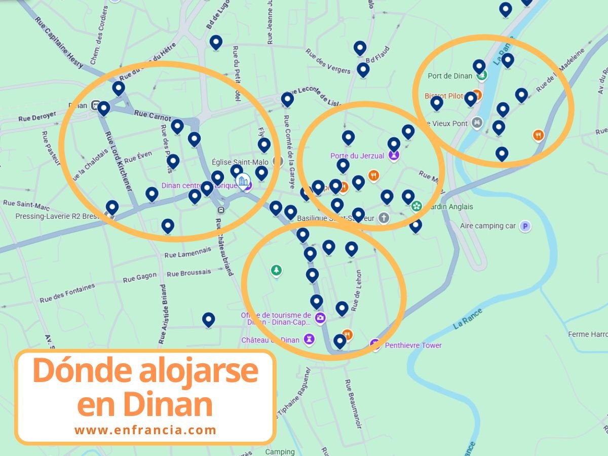 Dónde alojarse en Dinan: mejores zonas y hoteles